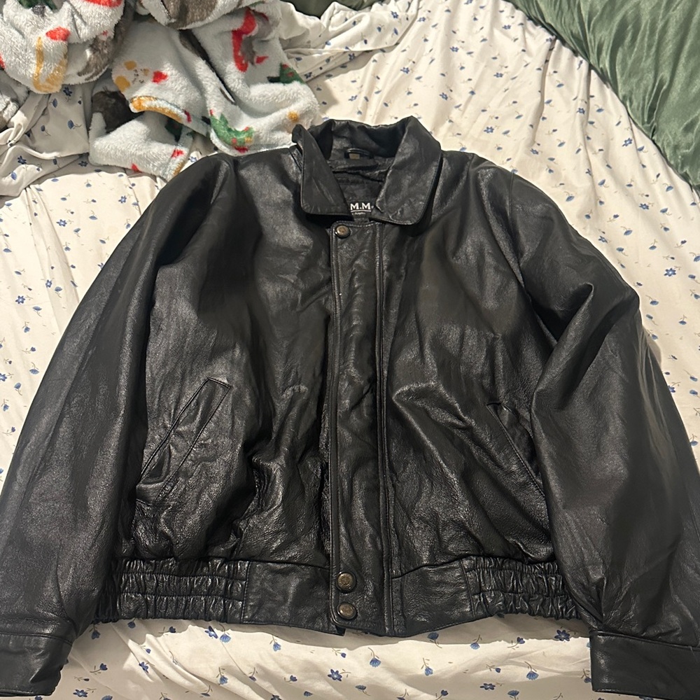 Men's Black Bomber Jacket